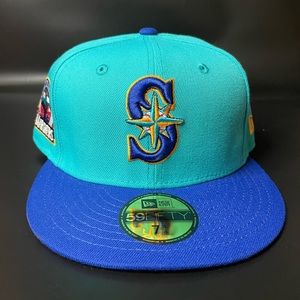 Seattle Mariners New Era Fitted Hat 59FIFTY 30th Anniversary Side Patch